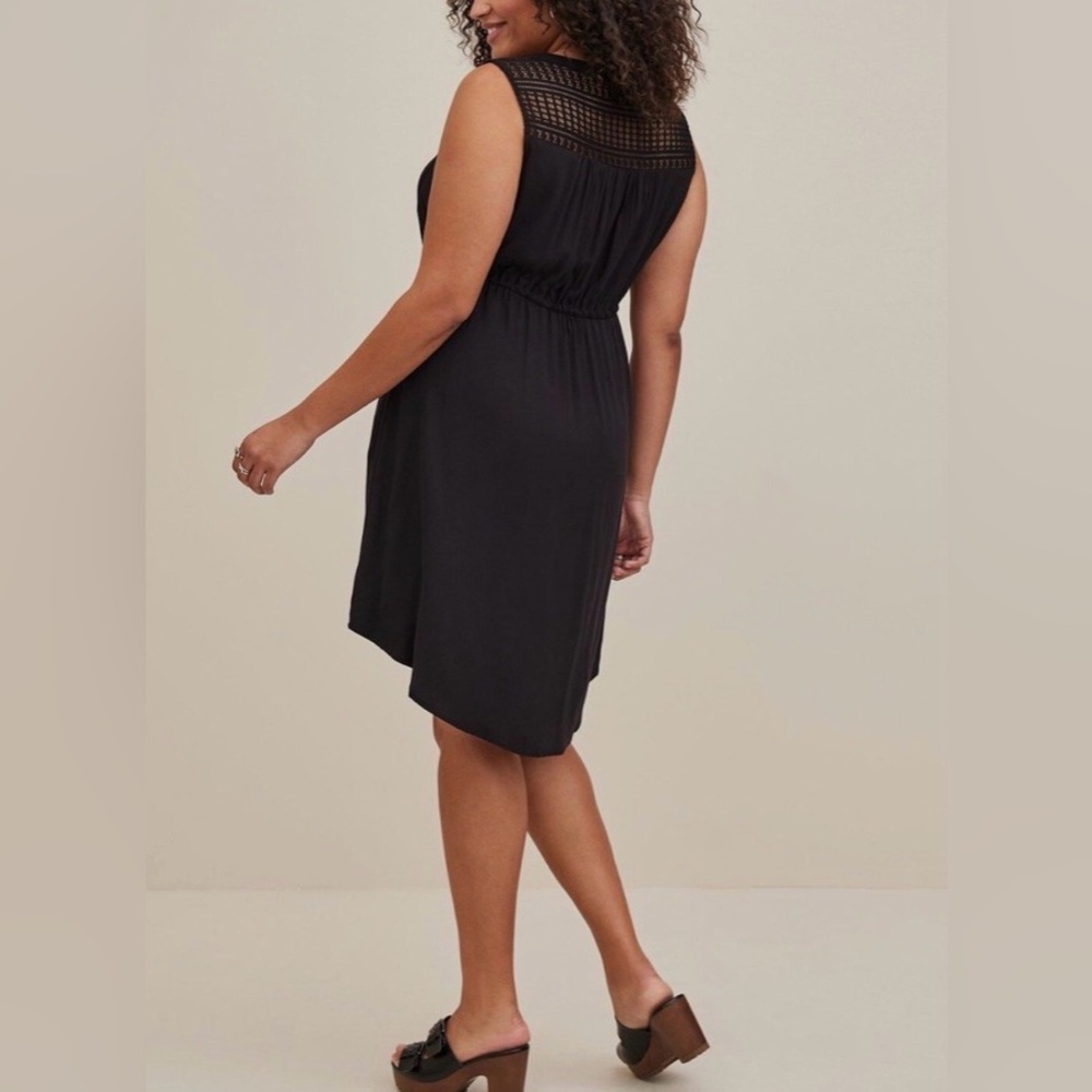 Torrid black Dress with Front Zip - Picture 3 of 8